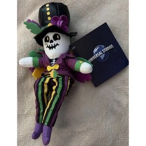 Universal Studios Mardi Gras Baron Tonton Skeleton Shoulder Pal Plush